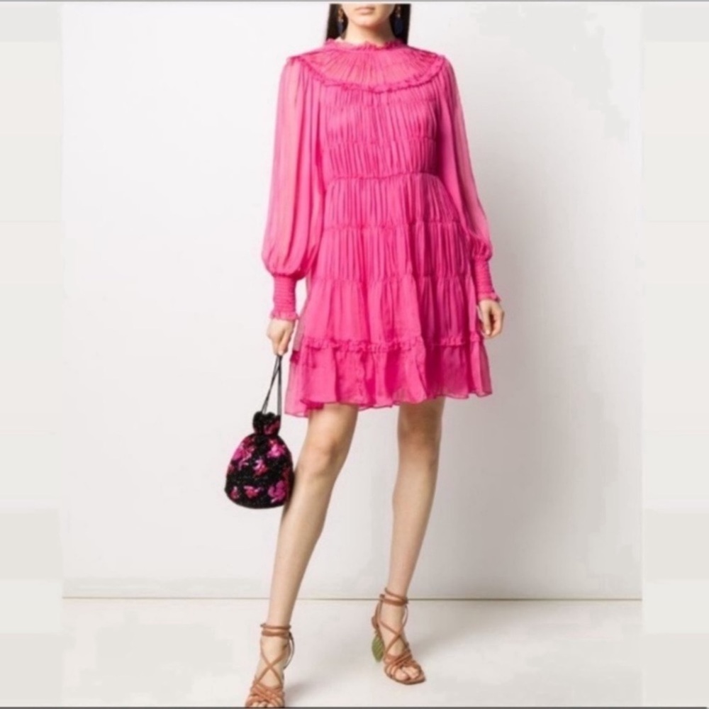 Ulla Johnson Emmeline Silk Mini Dress Sz 12